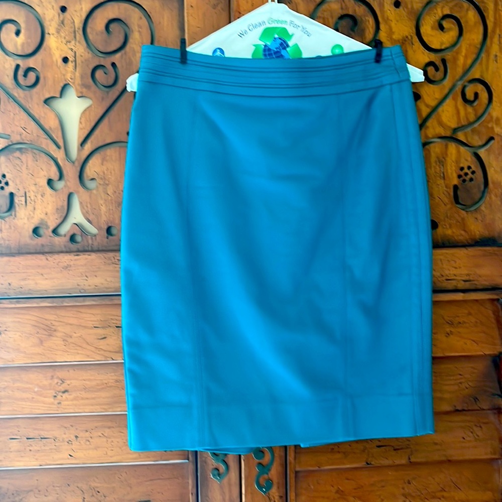Turquoise skirt